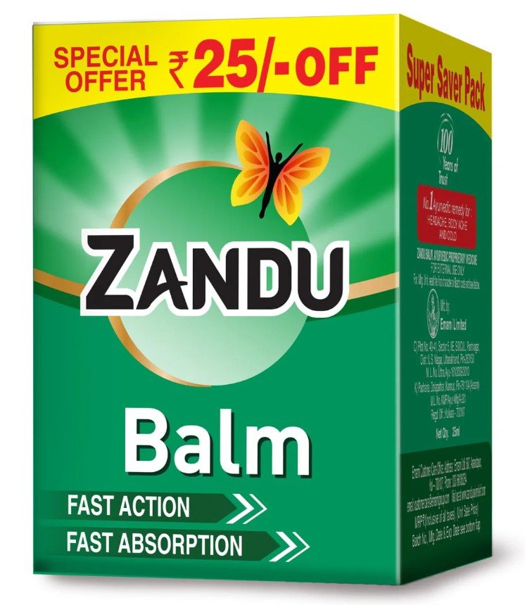 Zandu Balm Medicine - Sale Cosmic