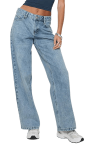 Serenitia mid rise relaxed jeans light wash petite Jeans - Sale Cosmic