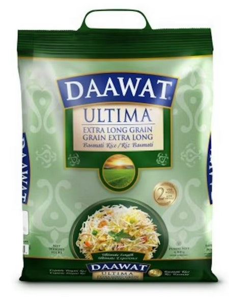 Daawat Ultima Extra Long Grain Basmati Rice, 2 - Years Aged, 10 lb Bag Rice - Sale Cosmic