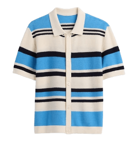 Kids Stripe Sweater Polo Shirt Kids Wear - Sale Cosmic