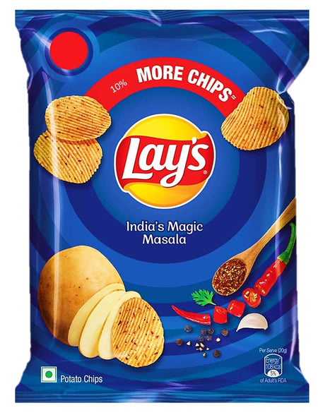 Lay's Potato Chips - India's Magic Masala 28 grams Snacks - Sale Cosmic
