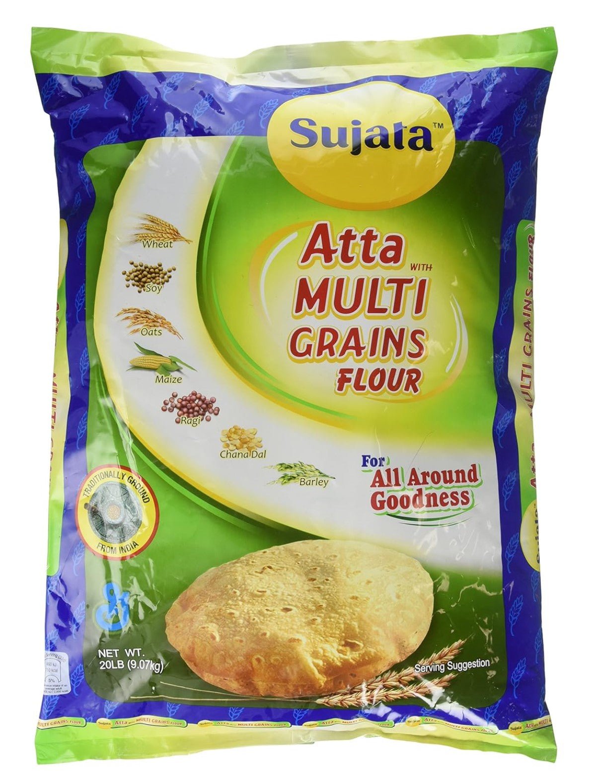 Sujata Atta - Multi Grains Flour 20lb Atta - Sale Cosmic