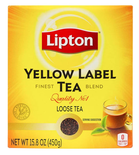 Yellow Label Black Tea | International Blend | Loose Leaf Tea | Black Tea | Compatible for Chai | 450 Grams (Pack of 1) Tea - Sale Cosmic