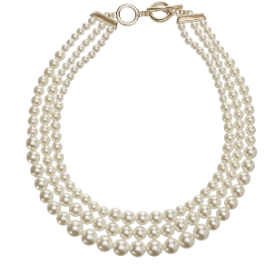 Anne Klein Women's Gold - Tone Blanc Pearl Collar Necklace Necklaces - Sale Cosmic