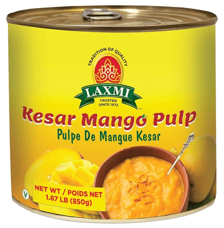 Laxmi Kesar Mango Pulp - 850 Gm (1.87 Lb) Mango Pulp - Sale Cosmic
