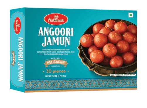 HALDIRAMS ANGOORI JAMUN 500 g Sweets - Sale Cosmic