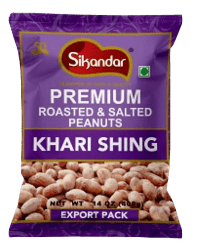 Sikandar Premium Roasted & Salted Peanuts - Khari Shing - With Husk 400 gm bag Roasted and Salted Peanuts. Sikandar - Sale Cosmic