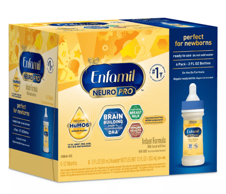 Enfamil NeuroPro Ready to Feed Infant Formula Bottles - 2 fl oz Each/6ct liquid Health Supplements for infants - Sale Cosmic