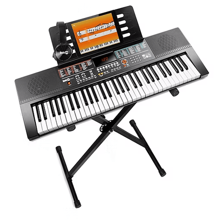 RockJam 61 Kybrd Piano Kit w/Stand Hdphne Model RJ640 - XS pianos - Sale Cosmic