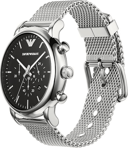 Emporio Armani Automatic Self - Winding Dress Watch with Stainless Steel Or Leather Band watch - Sale Cosmic