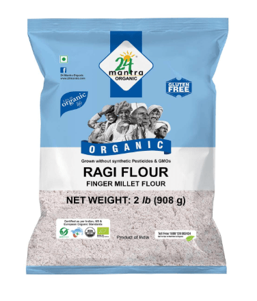 24 Mantara Organic Flour, Ragi, 2 Pound Ragi Flour - Sale Cosmic