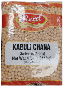 Real KABULI CHANA (Garbenzo Beans) 4 Lbs Kabuli Chana Real - Sale Cosmic