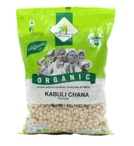24 Mantra Kabuli Chana - 4 Lb Kabuli Chana - Sale Cosmic