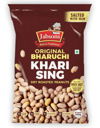 Jabsons Original Bharuchi Khari Sing - 400 Gm (14 Oz) Dry - Roasted Peanuts Jabsons - Sale Cosmic