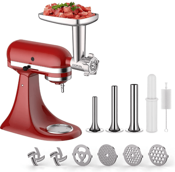 Hozodo Multifunctional Meat Grinder Attachment for KitchenAid Stand Mixer, 12 Pieces Multifunctional Meat Grinder Attachment - Sale Cosmic