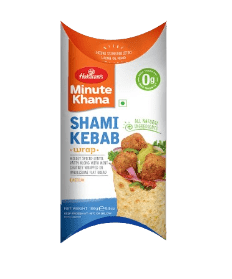 (Frozen) Haldirams Desi Wraps Shami Kebab 156 gms (B1G1) Frozen Shami Kabab - Sale Cosmic