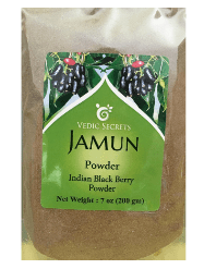 Vedic Secrets Powder - Jamun (Indian Blackberry) 7 Oz Jamun Powder Vedic Secrets - Sale Cosmic