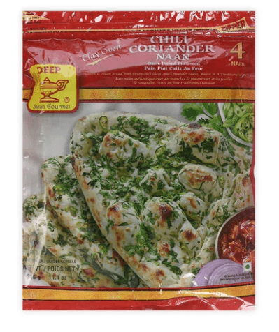 DEEP CORIANDER NAAN - 4PCS FROZEN CORIANDER NAAN - Sale Cosmic