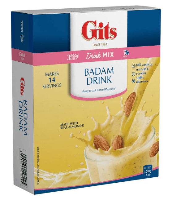 Gits Badam Drink - 7 Oz (200 Gm) Instant mix - Sale Cosmic