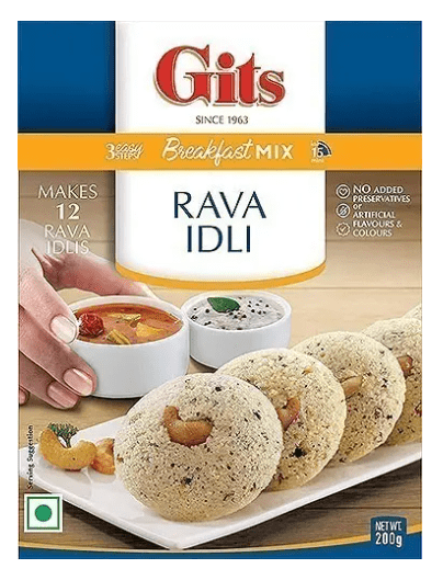 Gits Rava Idli Mix 7 oz box Instant mix - Sale Cosmic