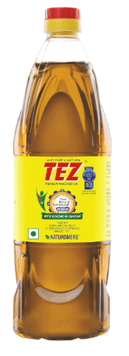 Tez Mustard Oil - 500 ML Weight: 1.10 lbs Musturd Oil Tez - Sale Cosmic