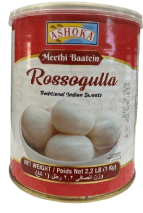 Ashoka Rossogulla 2.2 lbs can Sweets Sale Cosmic - Sale Cosmic