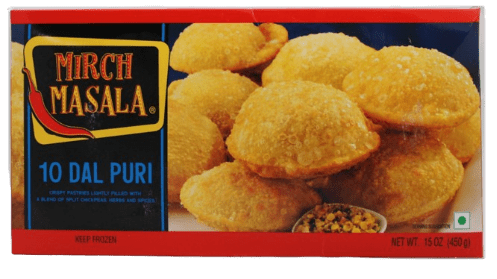 Mirch Masala Dal Puri - 15 Oz (450 Gm) frozen appetizers - Sale Cosmic