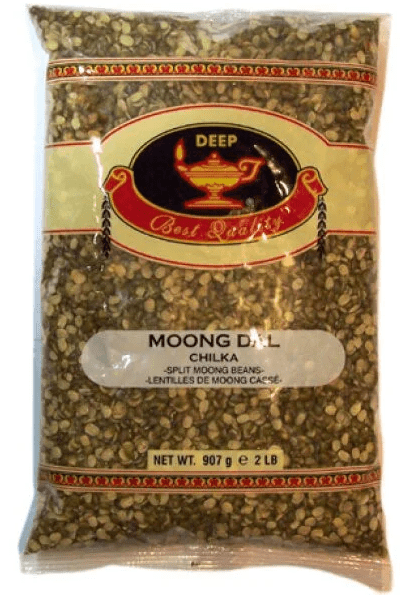 Deep Moong Dal Chhilka - Split Mung Beans (With Skin) - 2 lbs Moong Dal Chhilka Deep - Sale Cosmic