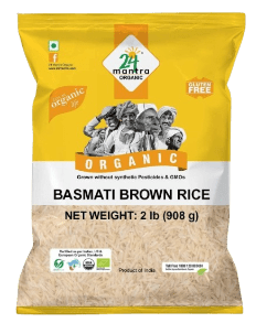 24 Mantra Organic Basmati Brown Rice 2 lbs Basmati Brown Rice 24 Mantra Organic - Sale Cosmic