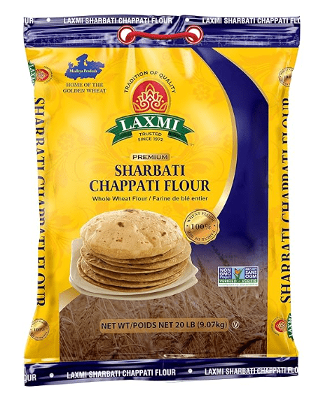 Laxmi Sharbati Chappati Flour - 20 Lbs Atta - Sale Cosmic