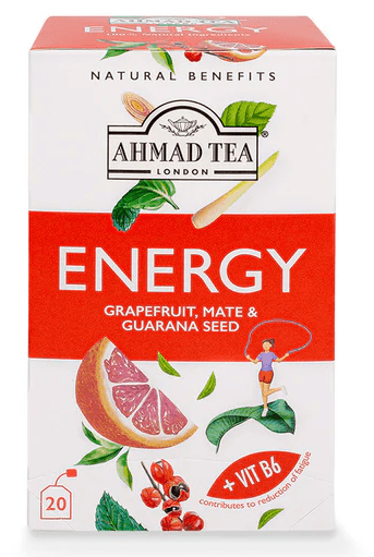 Ahmad Tea Grapefruit, Mate & Guarana Seed 