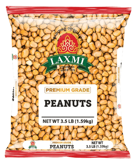 Laxmi Premium Peanuts (Raw)3.5 lbs bag Peanuts (Raw) - Sale Cosmic