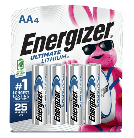 Energizer Ultimate Lithium AA Batteries (4 Pack), Double A Batteries Batteries - Sale Cosmic
