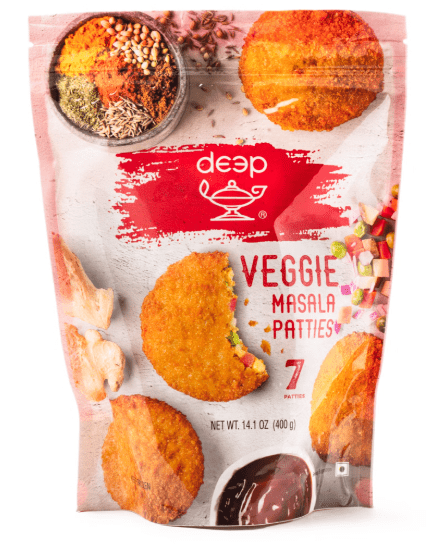 Deep Veggie Masala Patties 14.1 oz Frozen patties - Sale Cosmic