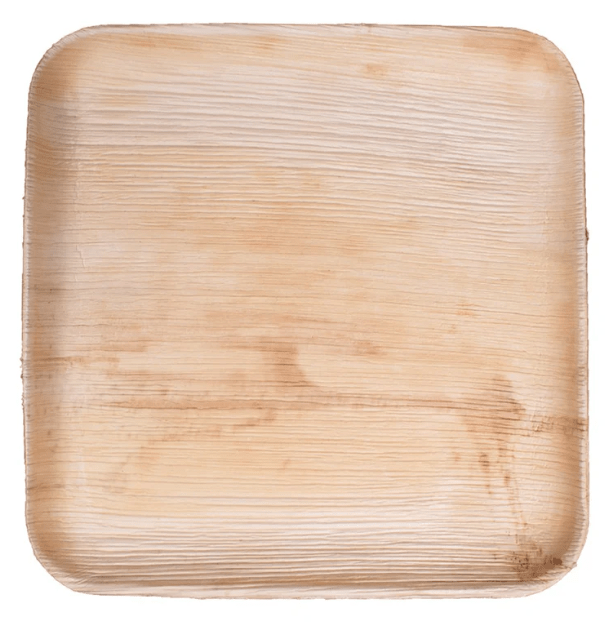 10" x 10" Extra Large Square Palm Leaf Plates Leaf Plates - Sale Cosmic